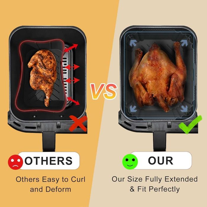 Силиконови тави за Airfryer Ninja Foodi AF300, AF400, DZ400 и други