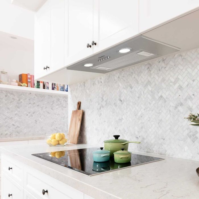 Hotă Ciarra CBCS5913A, bază de instalare, lățime 52 cm, 300 m³/h