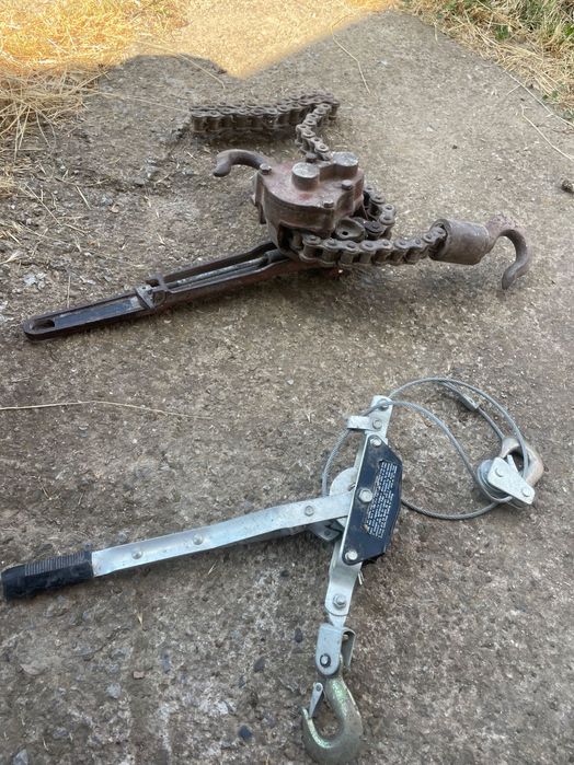 Лебедка с верига  верижна макара с тресчотка