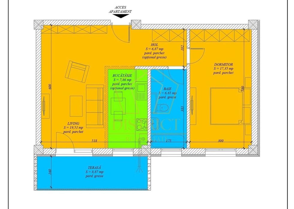 COM 0% Apartamente noi cu 2 camere | Mehala