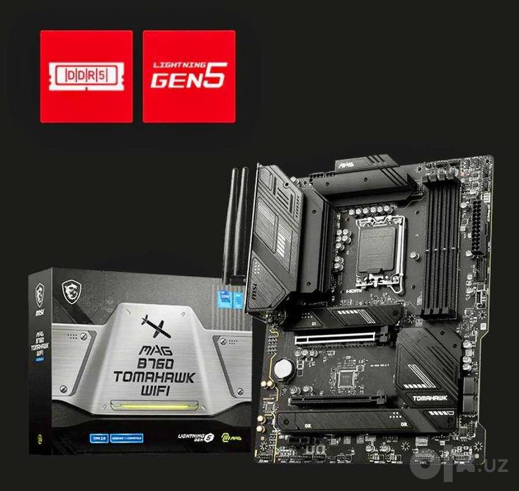 Продается мат. плата новая MSI B760 TOMAHAWK WIFI (DDR5)