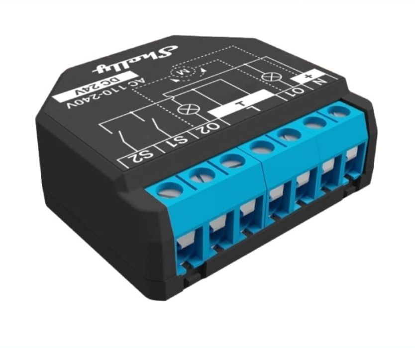 Releu inteligent, Shelly, Plus 2 PM, Wifi, 2 circuite