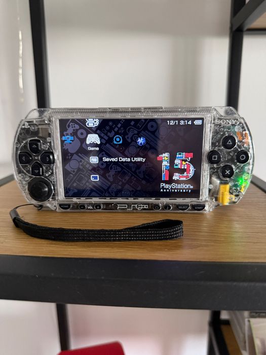 PSP 1000 Sony Custom - Modata - Card 64gb - Display IPS