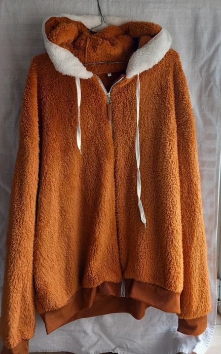 Hanorac blanita, oversized