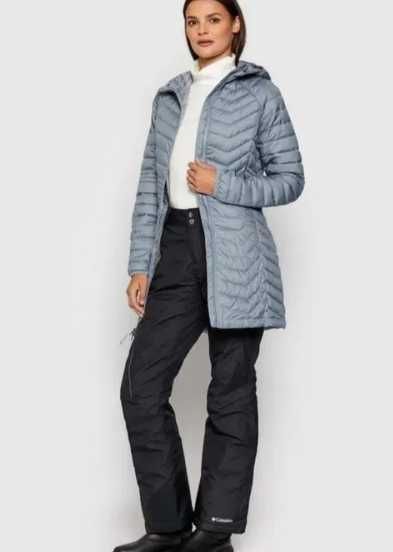 NWT Columbia Powder Lite Mid Hooded Jacket Tradewinds Grey, М-Л