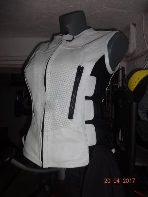 Icon дамски кожен мото елек xs s m l женски чопър телешки бокс нови