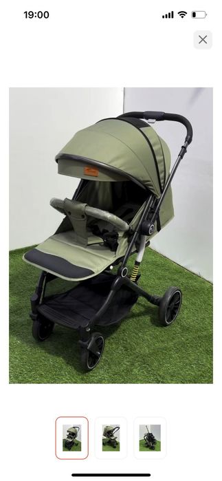 Коляска teknum перекидная ручка   бу