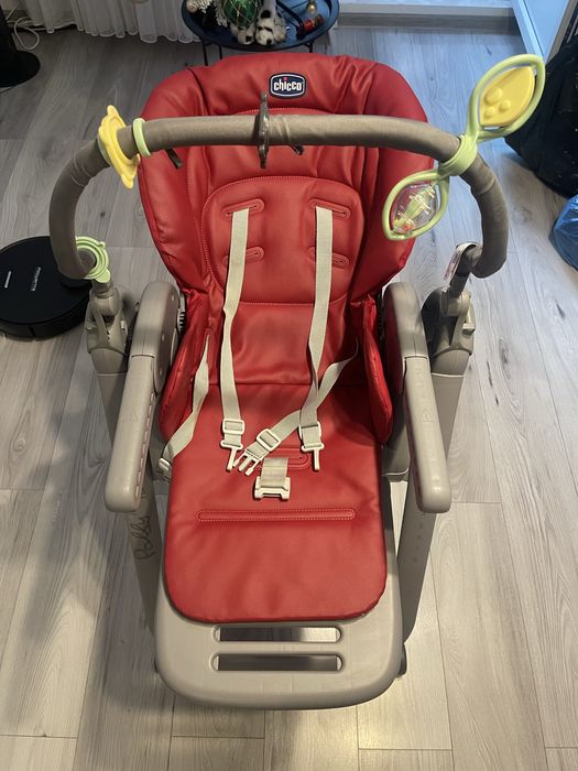 Scaun de masa chicco polly magic relax red passion de la nastere