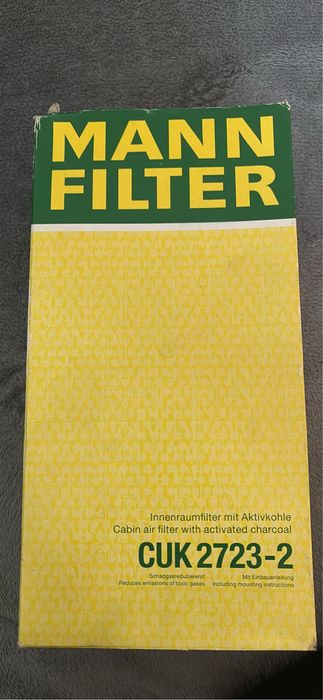 Vand Filtru habitaclu MANN-FILTER CUK 2723-2