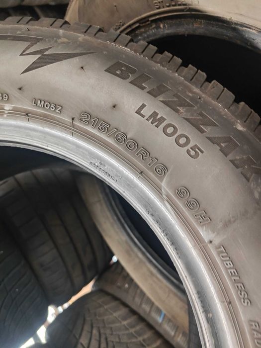 2бр.зимни гуми 215/60/16 Bridgestone