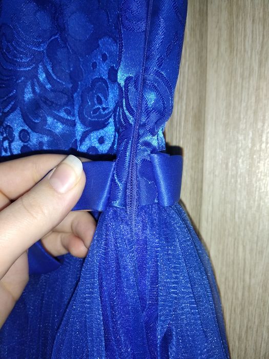 Синее платье 44 р