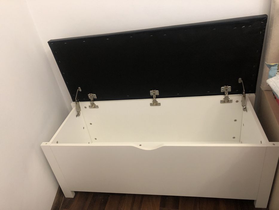 Vand lada de depozitare, PAL, Alb, 105 x 40 x 45 cm