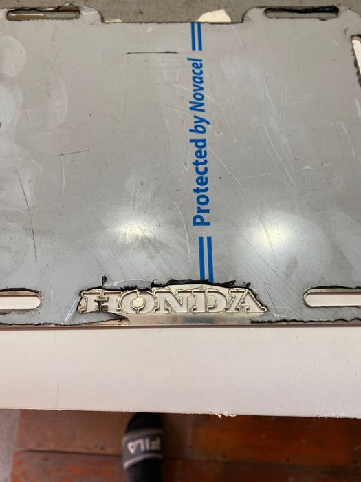 Табела за регистрационен номер “Honda”