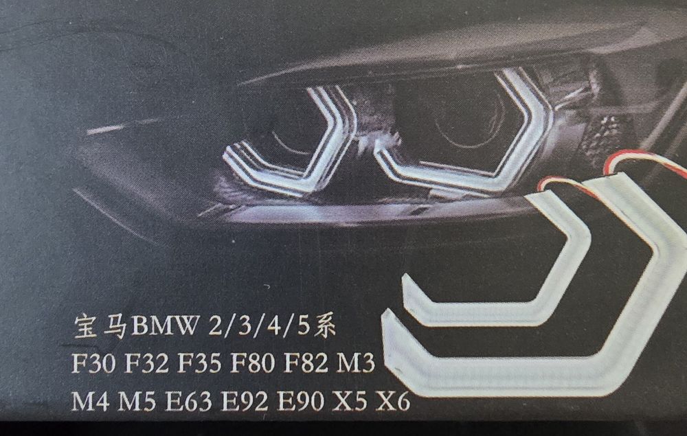 Angel eyes bmw стил M4 DTM Crystal iconic