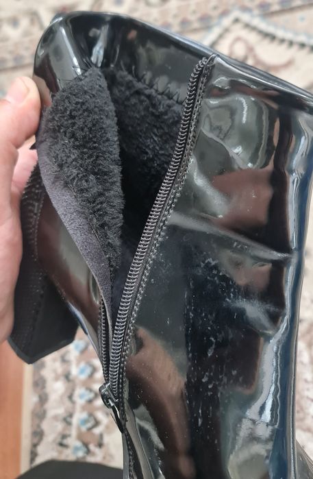 Женские лакированные полусапожки