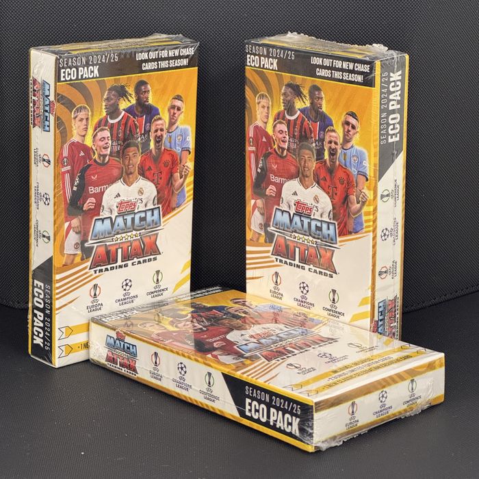3x Eco Pack - Cutii Sigilate - Match Attax Champions League 2024/2025