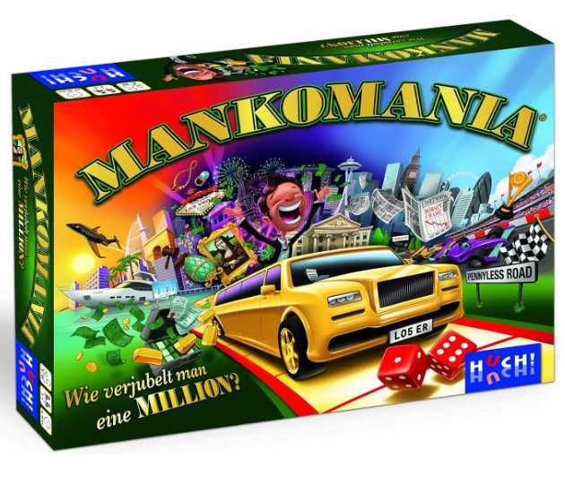 Настолна игра Mankomania, култова семейна игра от HUCH!, немски език