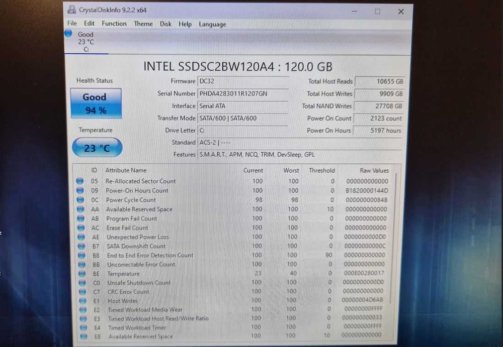 Solid-State Drive (SSD) Intel 530 Series, 2.5" 120GB, SATA3, SSDSC2BW120A4