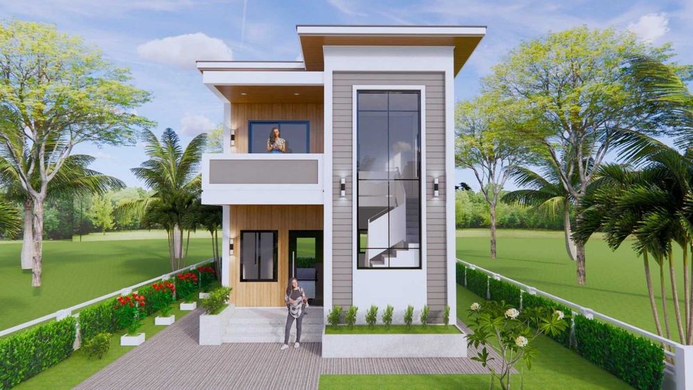 НА ИЗПЛАЩАНЕ - Двуетажна сглобяема къща с 2 спални, 108 кв. м