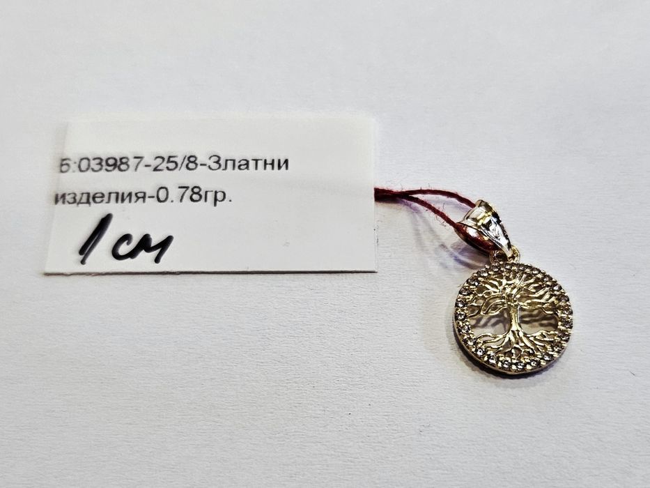 Златна висулка 0.78гр 03987-25/8