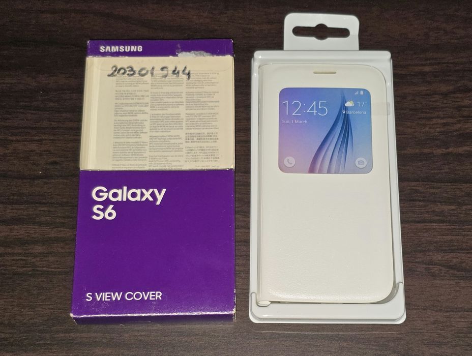 Husa flip smart activa originala Samsung S View Cover Galaxy S6 G920