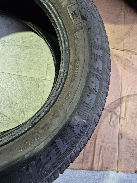 Vând cauciucuri 215/65/16 M+S set complet imp Germania