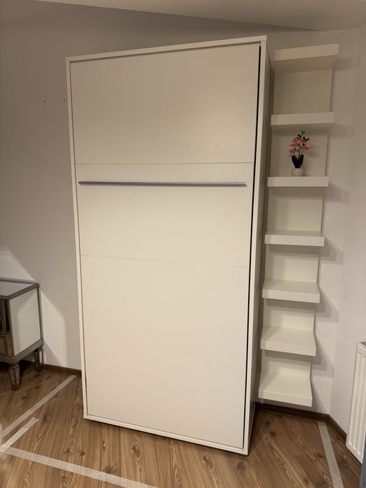Pat rabatabil cu saltea (90x200)