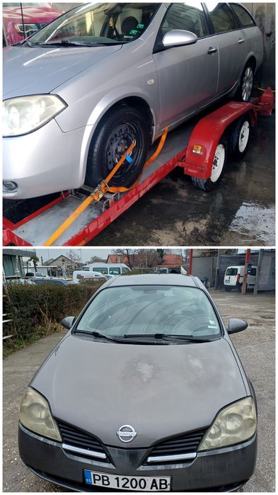 2 броя Нисан Примера/ Nissan Primera P12 дизел 126к.с на части/японски мотор
