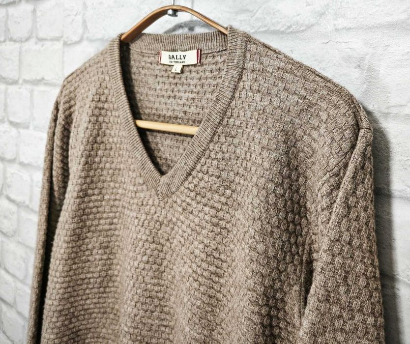 BALLY Оригинален мъжки пуловер размер L
