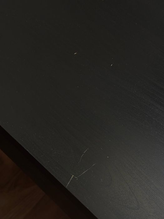 Стол писменный икеа темного цвета