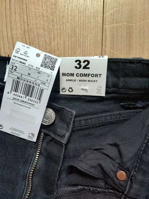 Blugi Mango mom fit noi