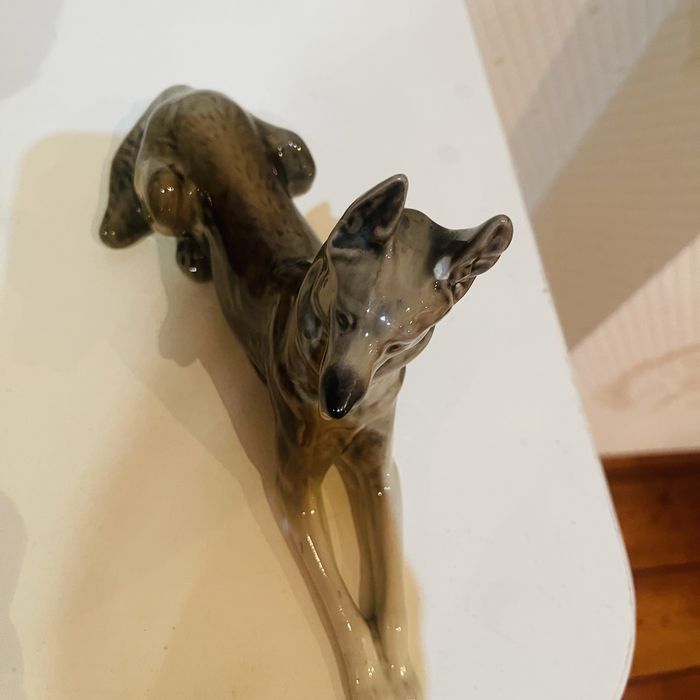 Советская статуэтка Собака овчарка