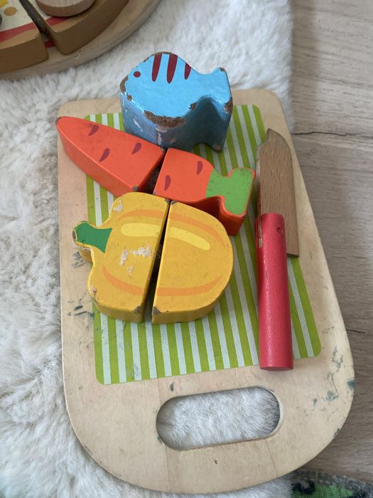 Lot jucarie de lemn Playtive Cafenea
