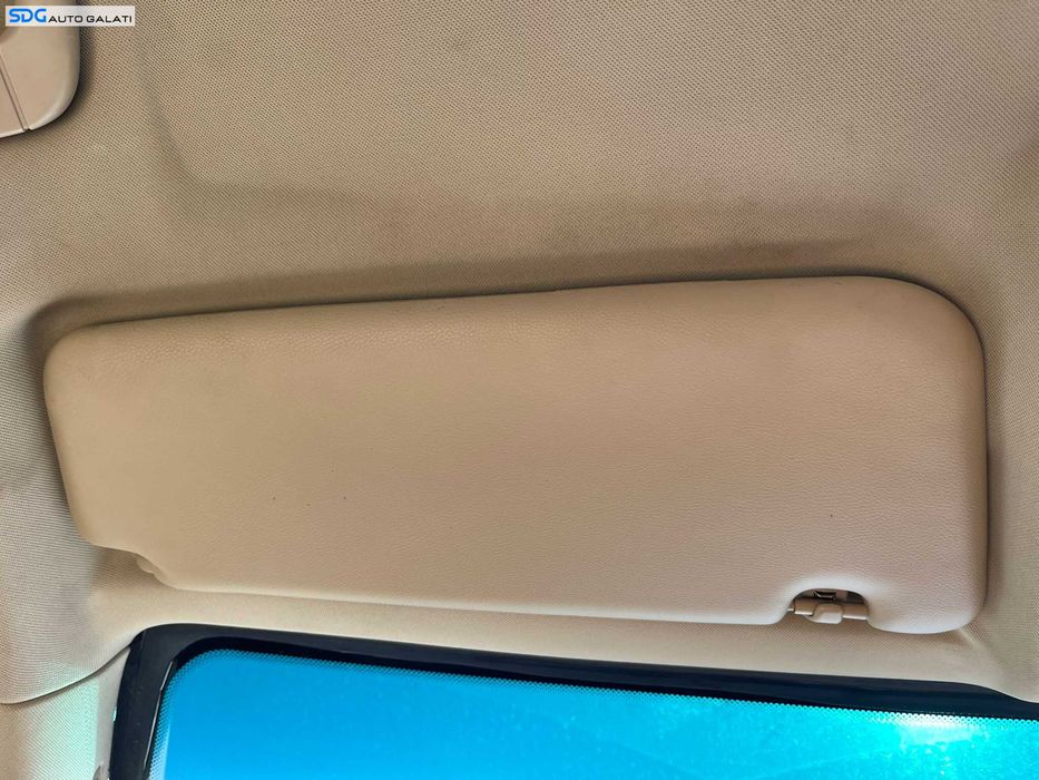 Parasolar Stanga Sofer Piele Crem BMW Seria 5 E60 E61 2003 - 2010 [1723]