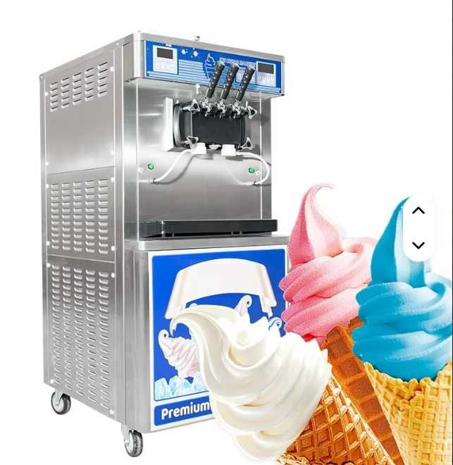 Mașină automată de înghețată Softy capacitate 35-45 litri/ora putere 2300w greutate 130kg 230v noua sigilata