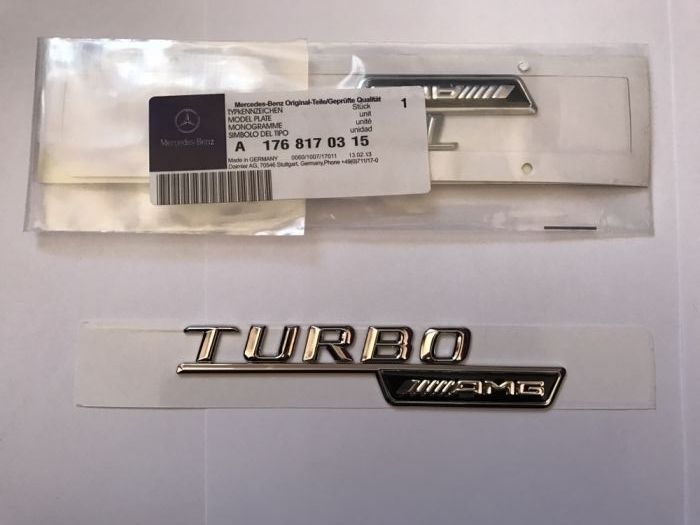 Emblema Mercedes Turbo AMG aripi