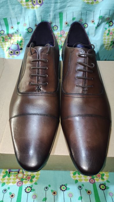 Стилни мъжки обувки от естествена кожа Ted Baker №47/48