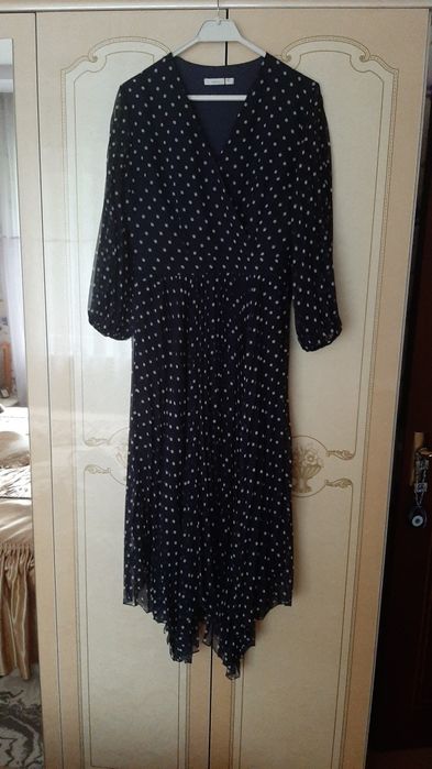 Плать шифоновое с рукавом