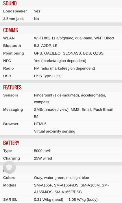 Samsung A16 Nou de Culoare Gri
