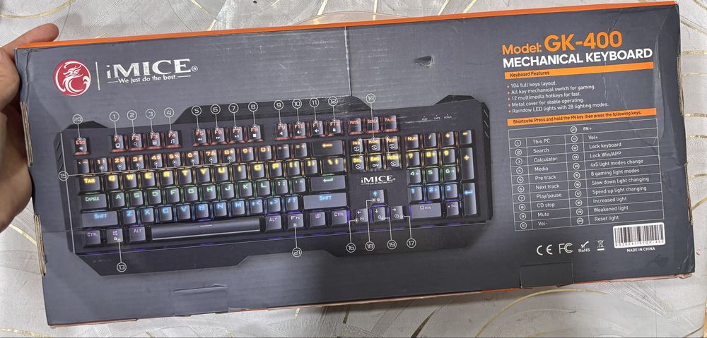 Механическая клавиатура GK-400 imice
