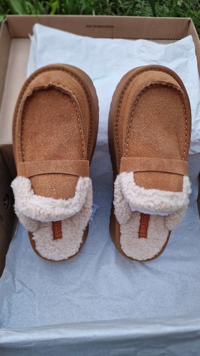 Papuci fashion cu blană