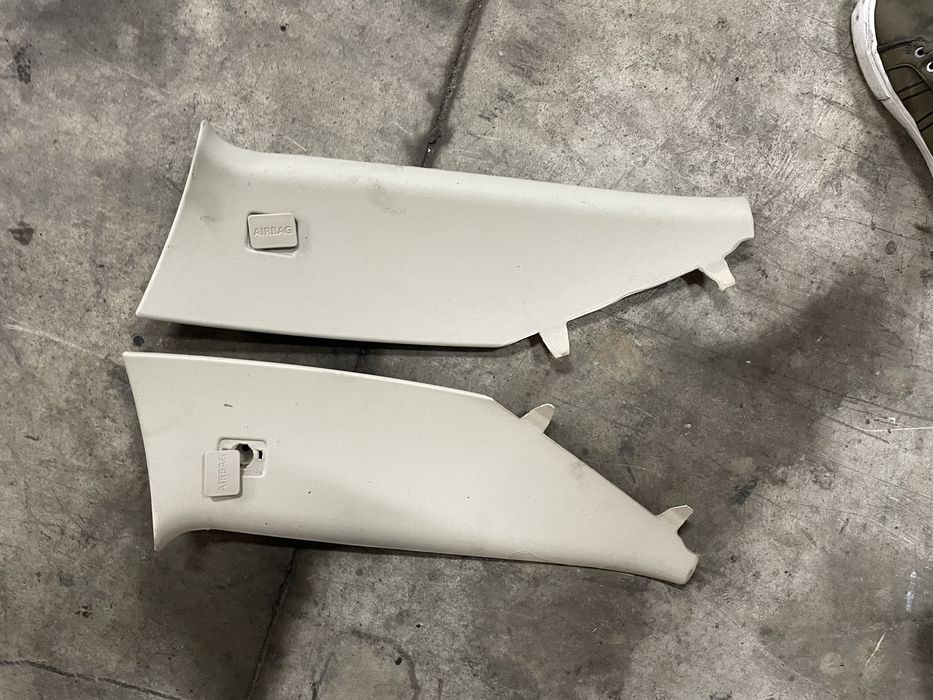 Plafon / tapiterie pavilion crem / bej jaguar XF + stalpi / parasolar