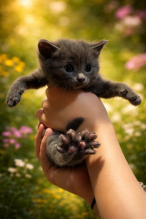 Котята серого цвета