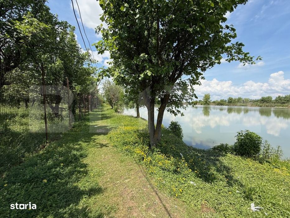 Teren cu livada si lac populat cu peste, 37.620 mp, zona Oar - Vetis