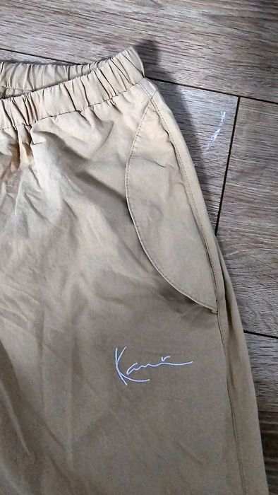 Pantaloni Karl Kani Cargo/Parachute  crem  kaki - Mărimea S