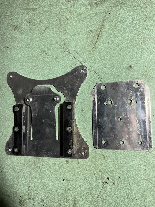 Алуминиева стойка за номер, мотоциклетна ендуро, бързо сваляне