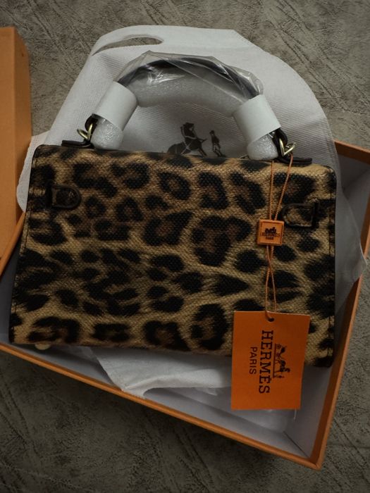 Сумка Hermes  (леопардовая)