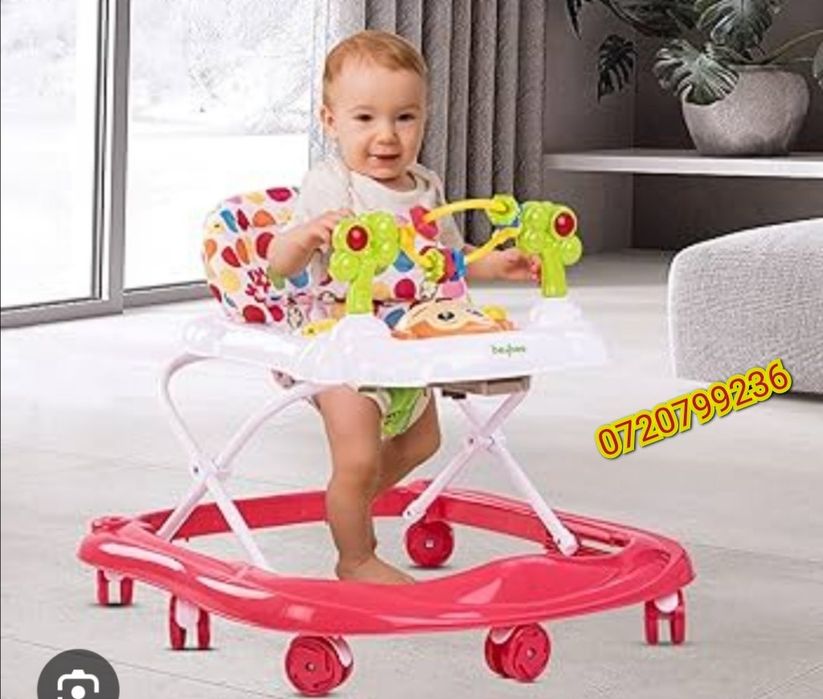 Premergator copii, inaltime reglabila, jucarii