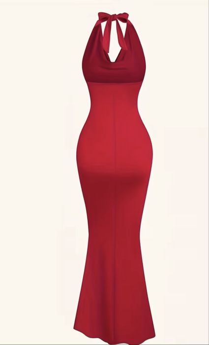 Платье красный б/у