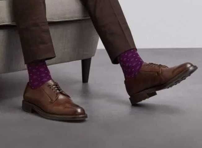 Pantofi derby 40 plain toe premium Minelli Paris NOI piele naturala